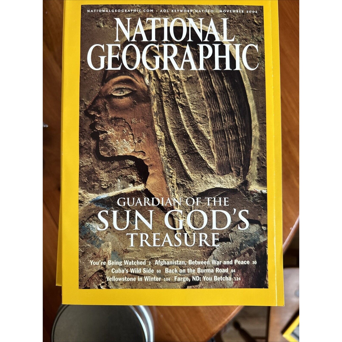 Vintage Magazines National Geographic 2003 Collectible Cases ~ 12 Issues 2 Maps