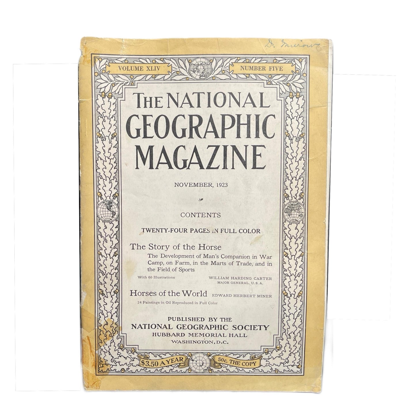 National Geographic November 1923 - Complete Magazine