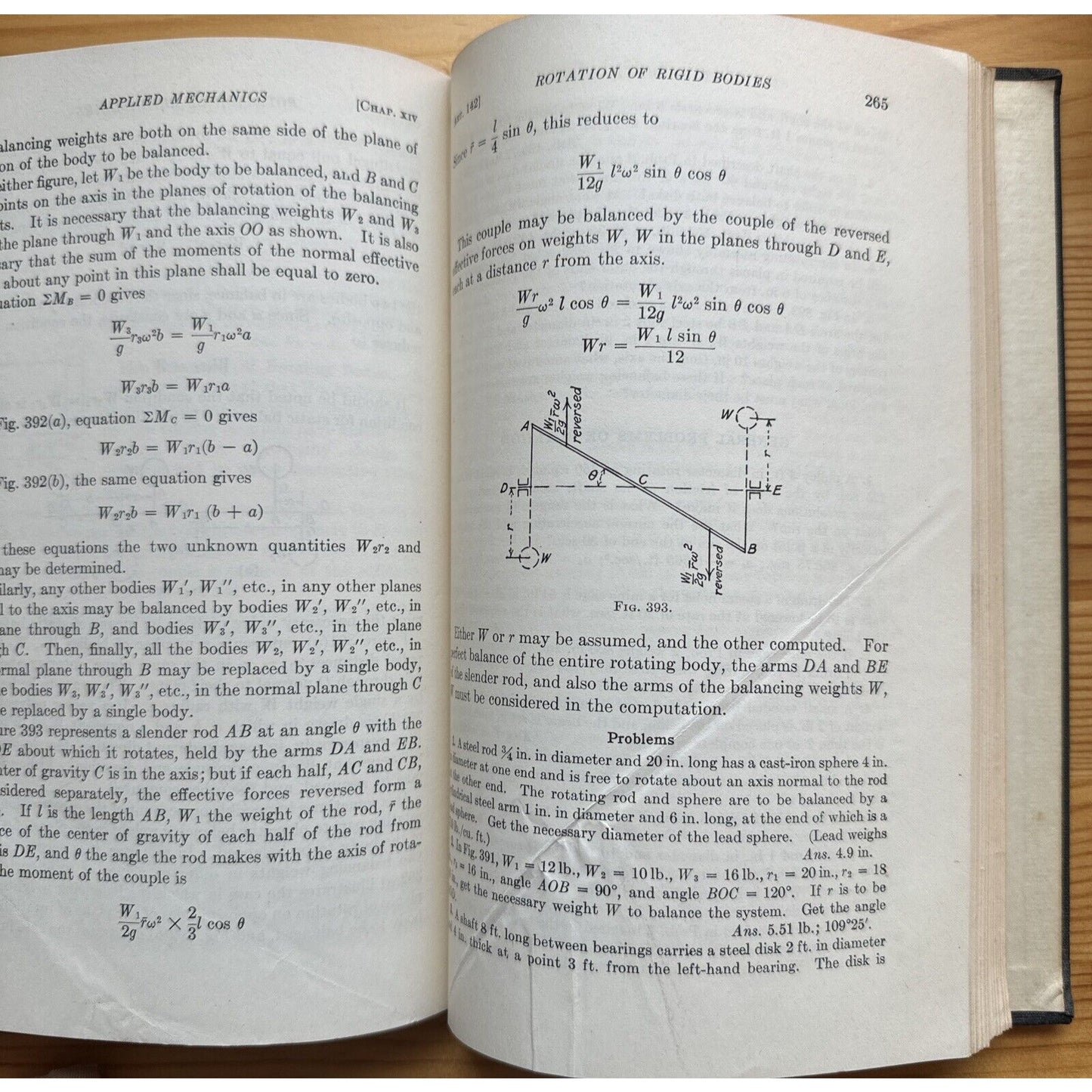 Applied Mechanics by Alfred P. Poorman - Fourth Edition, 1940 Vintage Hardcover