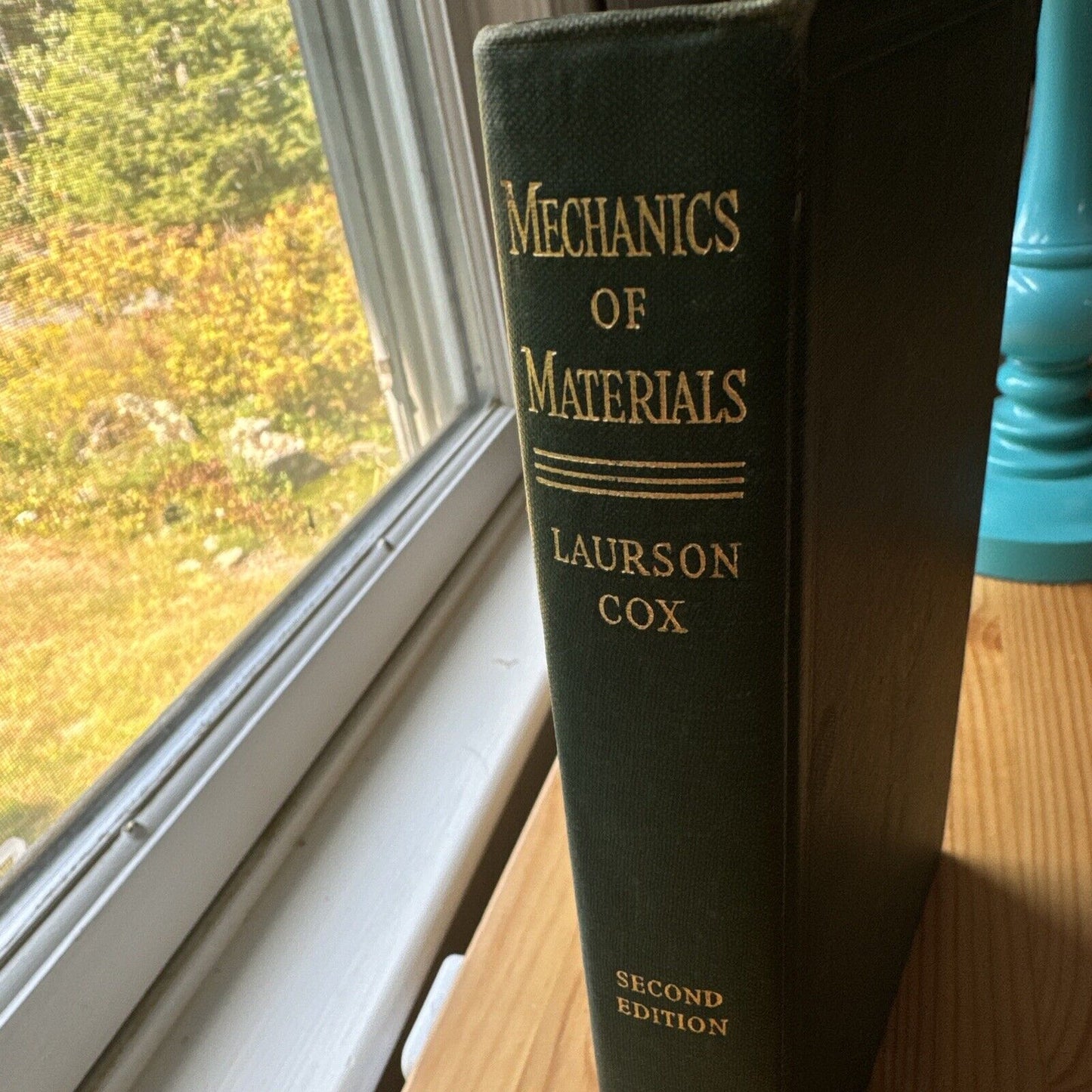 Mechanics Of Materials - Laurson & Cox 1950 2nd Edition 10th Printing HC Wiley