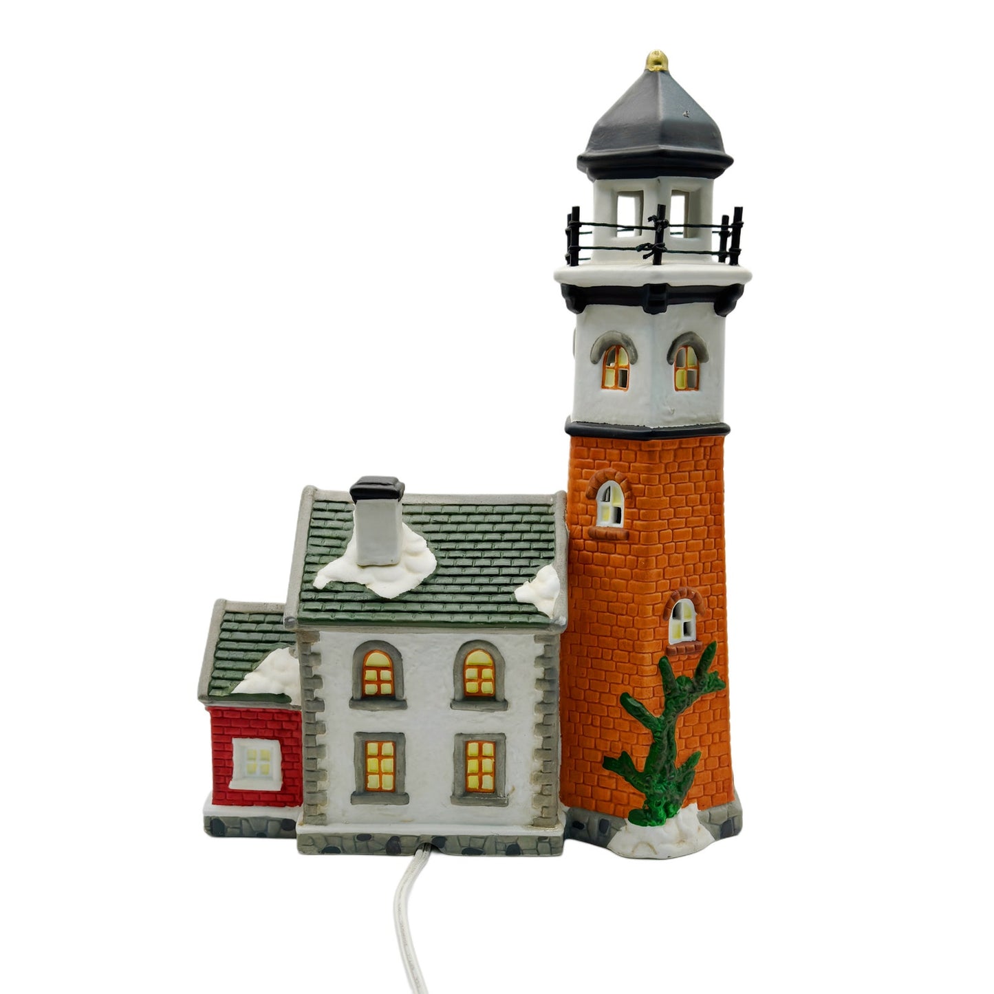 Santa's Workbench Collection Lighted Victorian Cape May Lighthouse 2000 Vintage