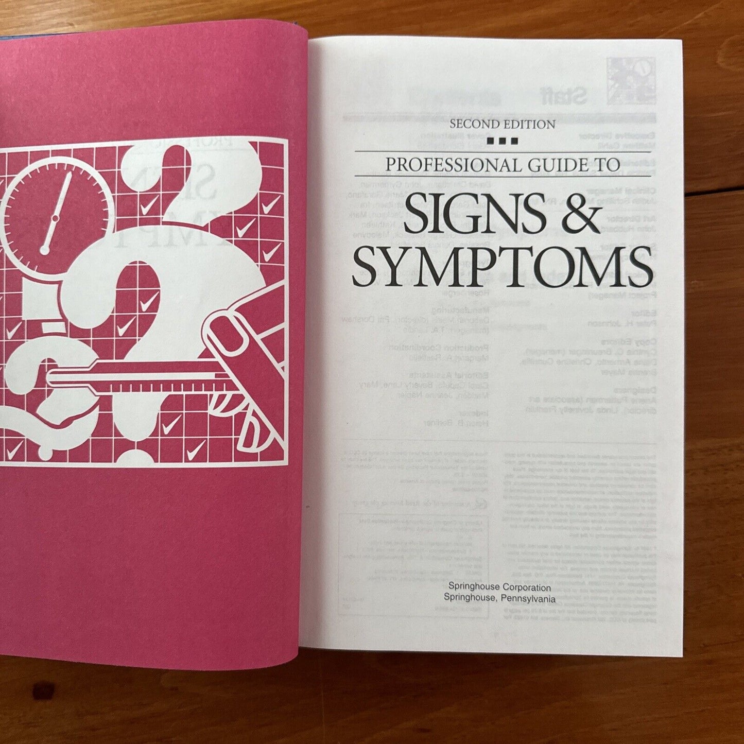 Professional Guide to Signs and Symptoms 1996 Excellent