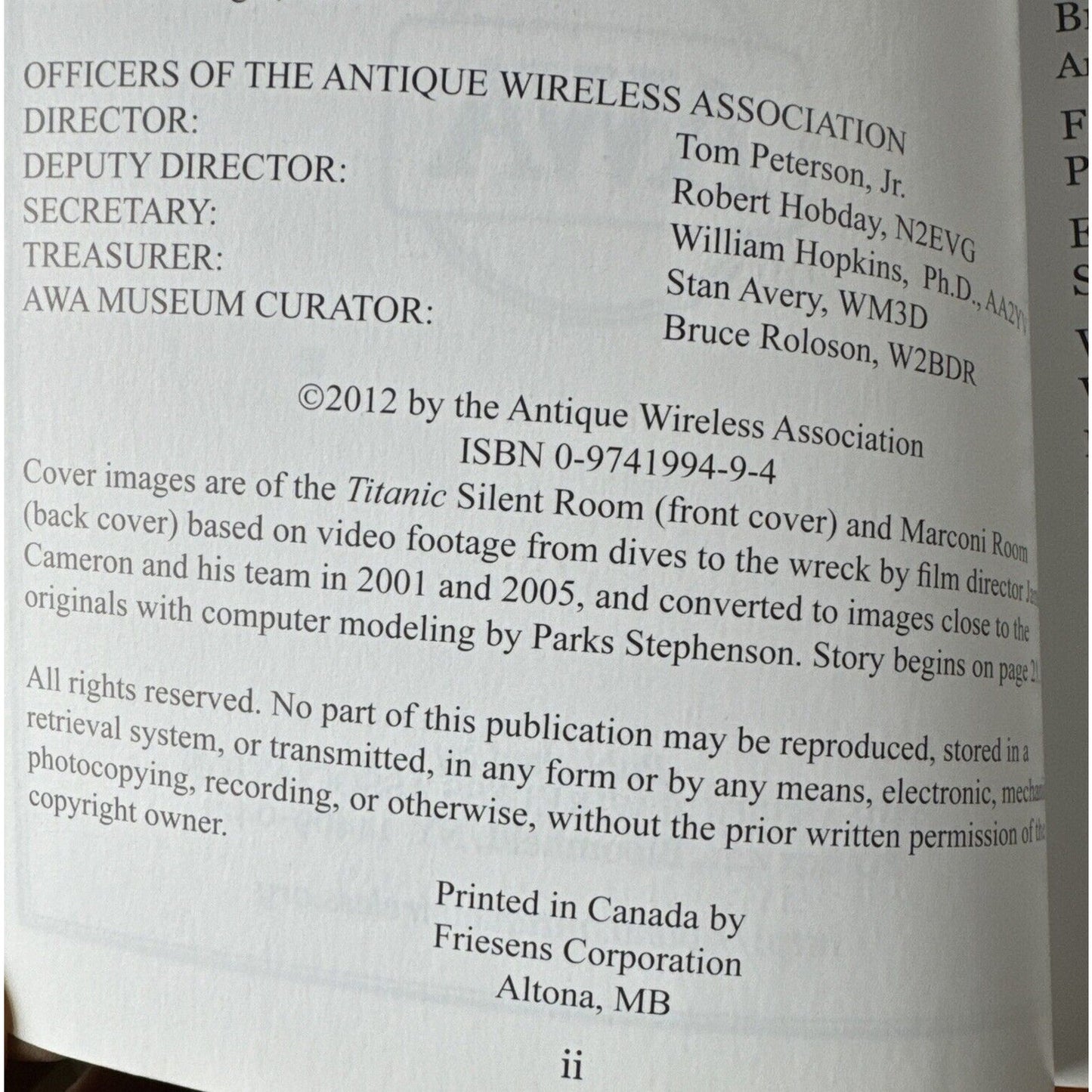 Antique Wireless Review, Volume 25 (2012) - Rare Collectible Radio Journal