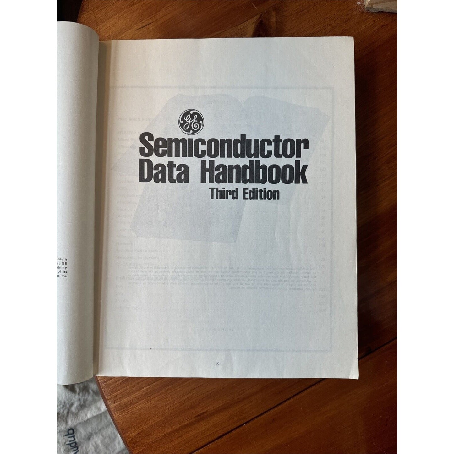 Vintage GE Semiconductor Handbook - 1977 Third Edition Softcover