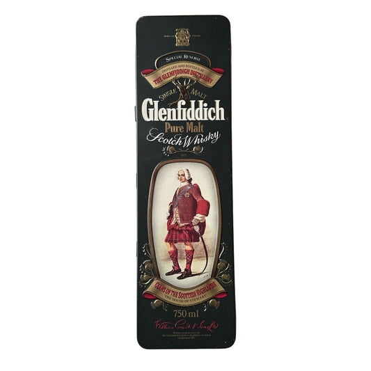 Vintage Glenfiddich Whiskey Collectors Tin No. 7 - Clan Stewart