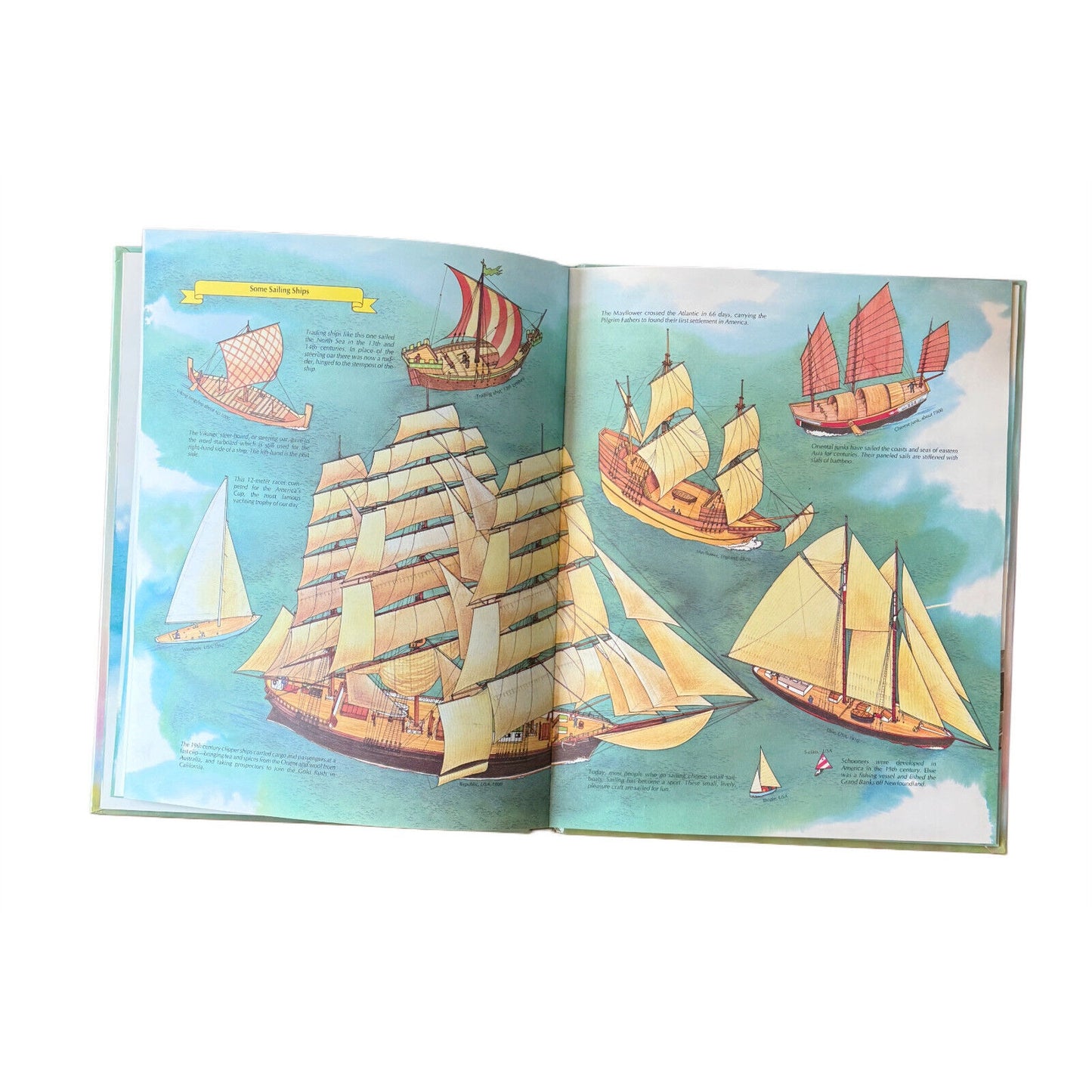 Things That Sail Rare Children's Book - Huck Scarry HC 1986 First Ed First Print