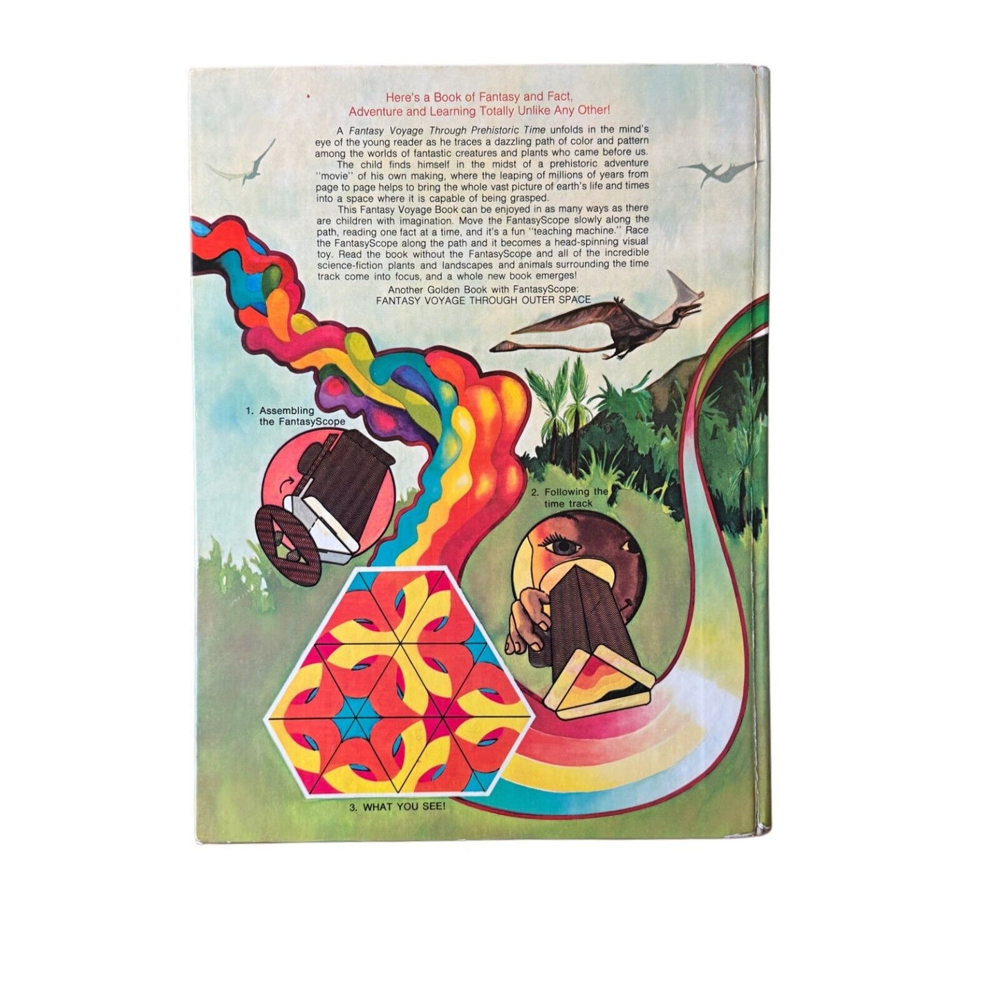 Fantasy Voyage Prehistoric Time - Jon Hassell - 1974 Little Golden Books Series