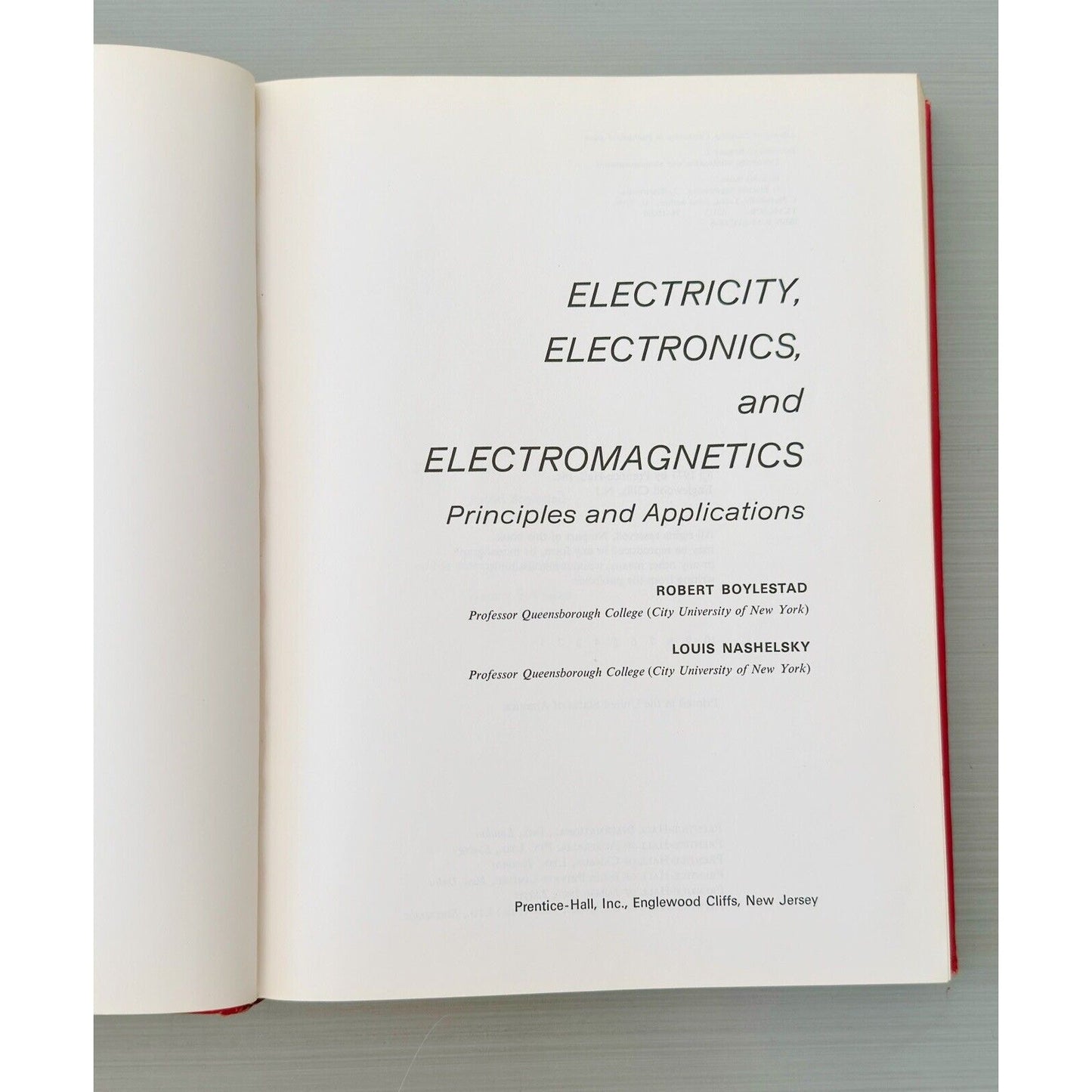 Electricity, Electronics and Electromagnetics First Edition First Print 1977