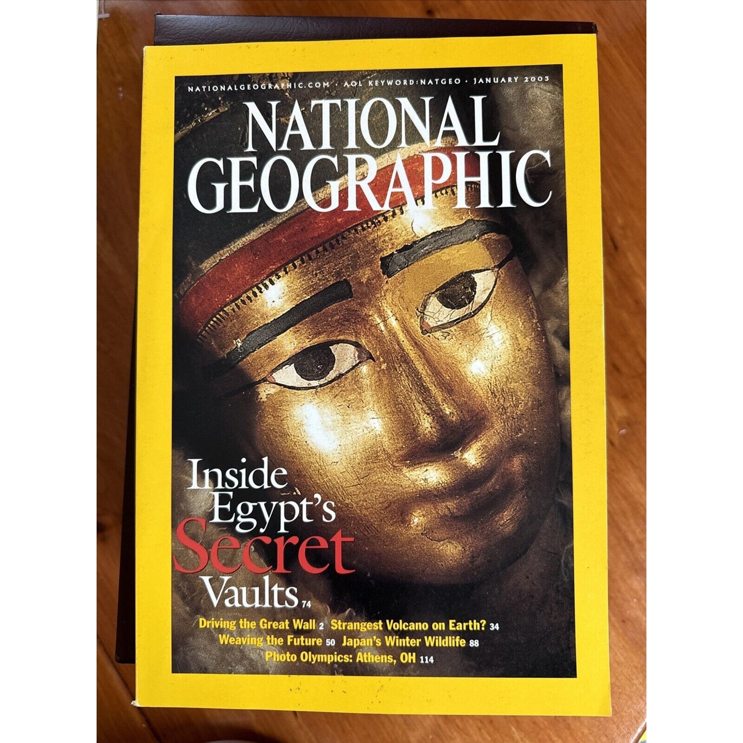 Vintage Magazines National Geographic 2003 Collectible Cases ~ 12 Issues 2 Maps