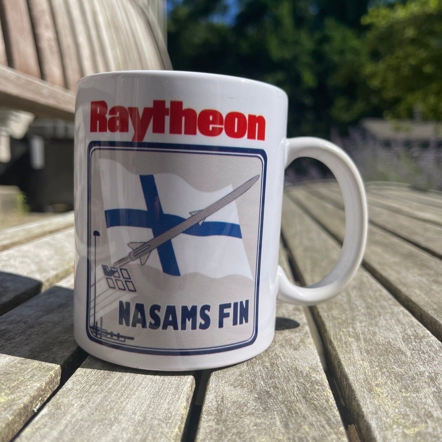 Collectible Raytheon Mug from 2009 Nasams Fin - Never Used  - Great Gift