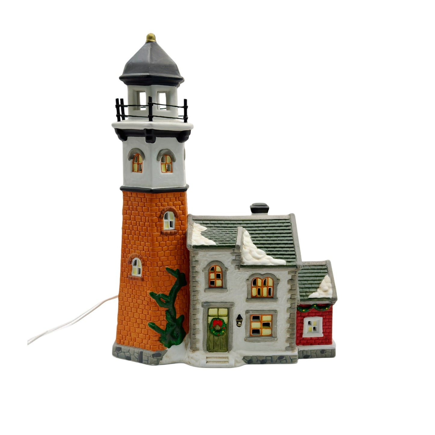 Santa's Workbench Collection Lighted Victorian Cape May Lighthouse 2000 Vintage