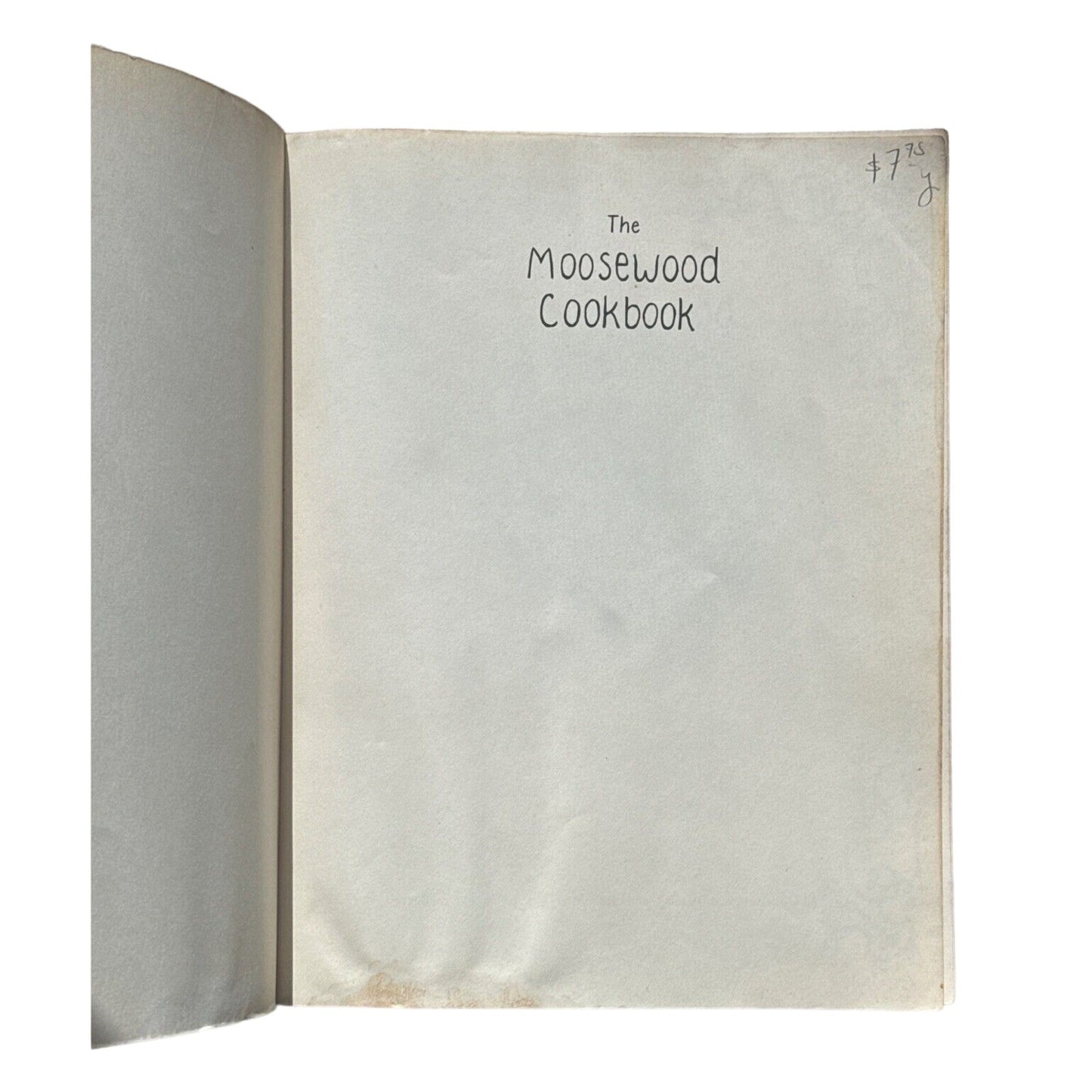 First Edition Moosewood Cookbook Mollie Katzen Vintage 1977 Ten Speed Press 1st