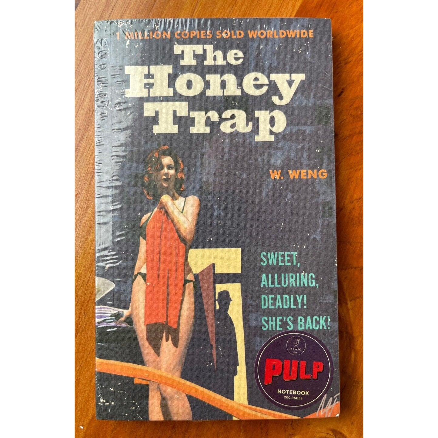 Theme Notebook THE HONEY TRAP 1965 Pulp Fiction FACTORY SEALED