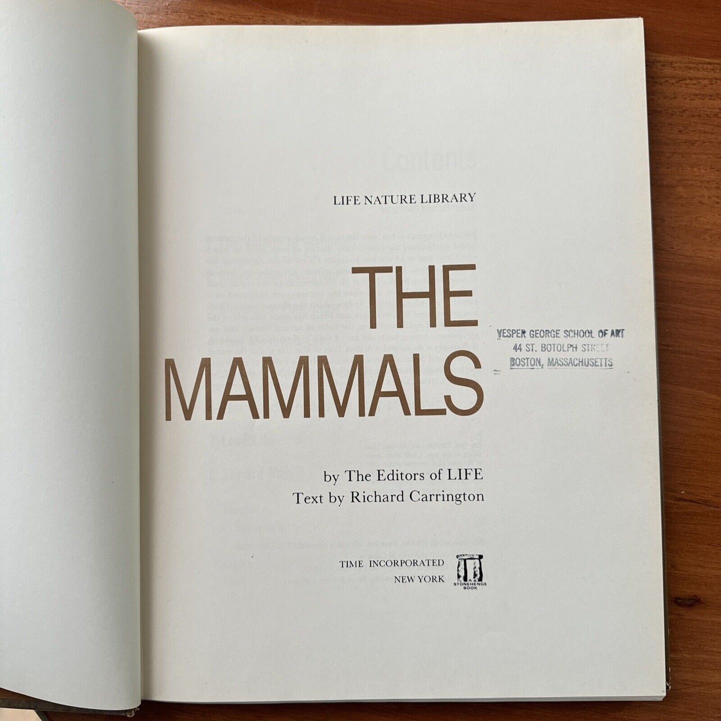 Vintage Time Life 1963-1964 Lot of 4 Hardcovers- Mammals, Birds, Africa, Eurasia