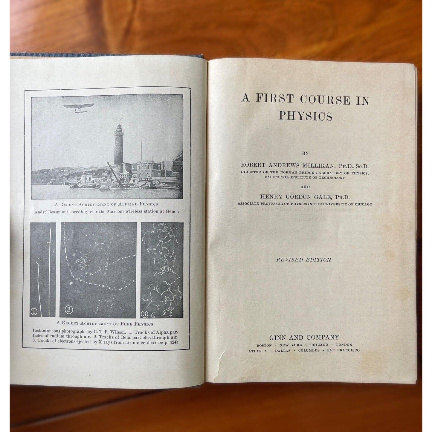 A First Course in Physics by Millikan ~ Antique Textbook Ginn & Co Boston 1921