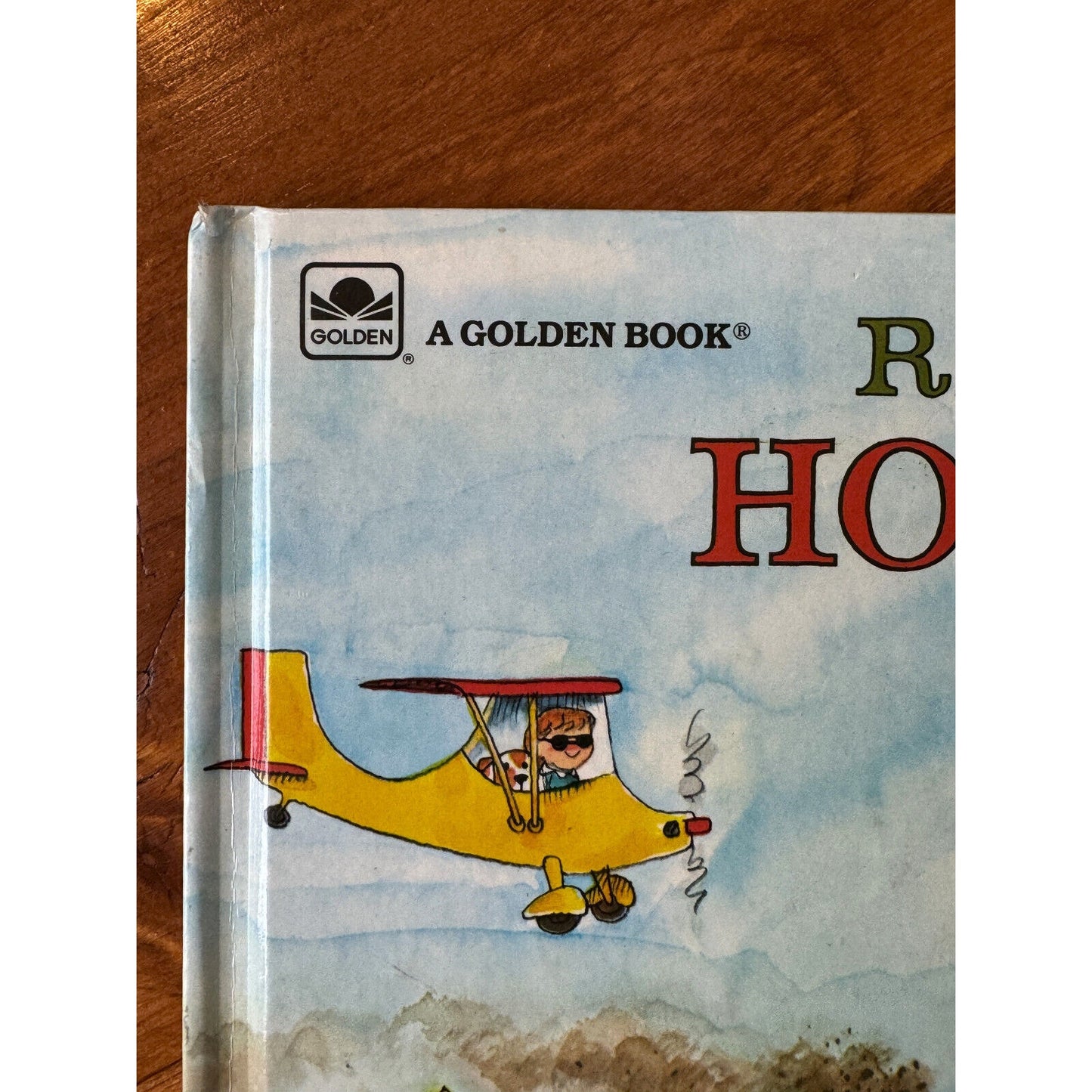 1987 Richard Scarry Hop Aboard Here We Go - Vintage Golden Book