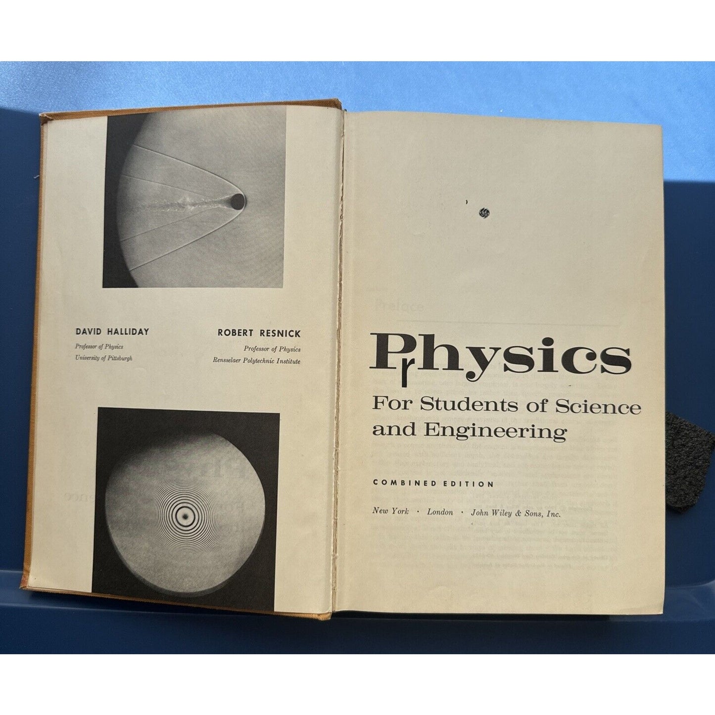 Physics For Students of Science and Engineering - Combined Edition 1961 HC