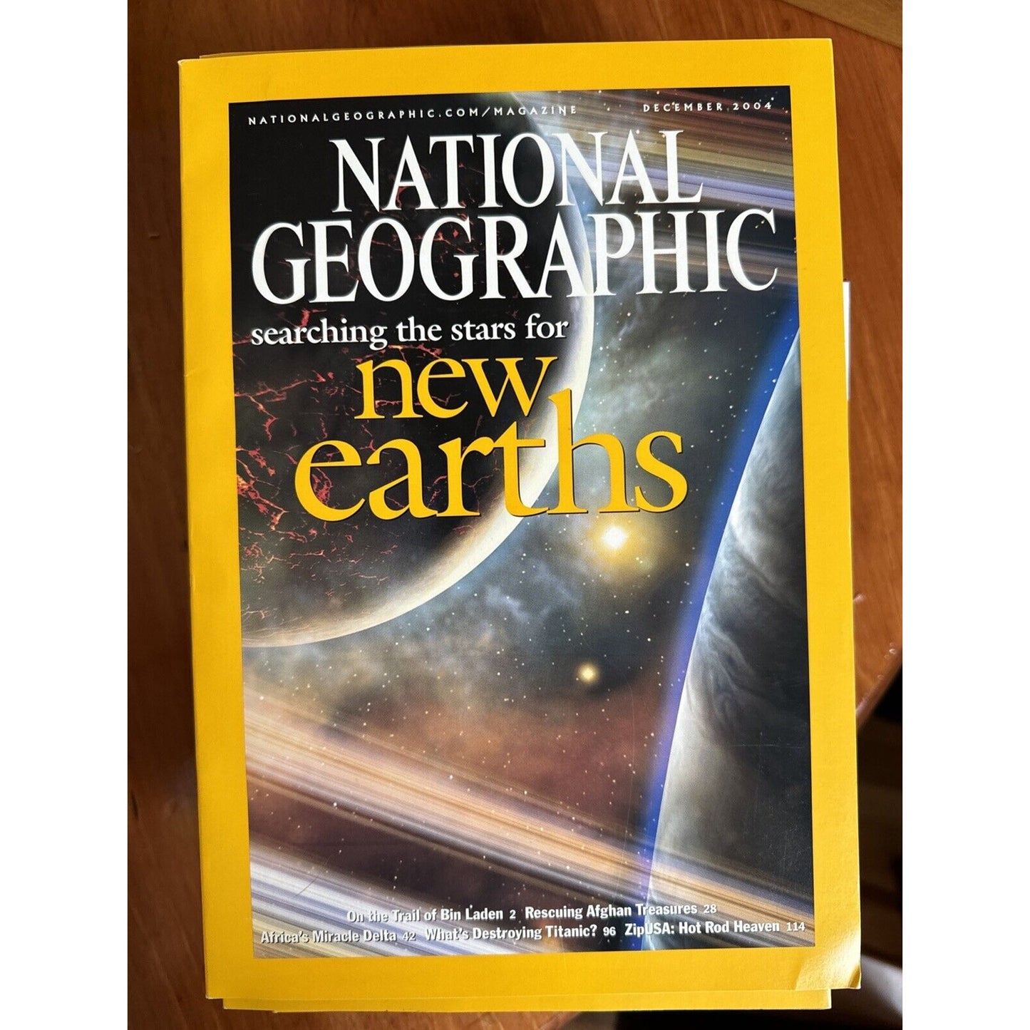 Vintage Magazine National Geographic 2004 - Full Set of 12 in Cases w 3 Posters