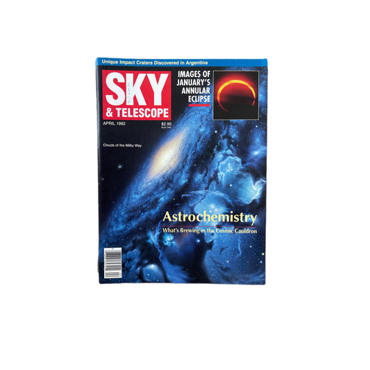 Vintage Magazine "Sky & Telescope" April 1992 (Single Complete Copy)