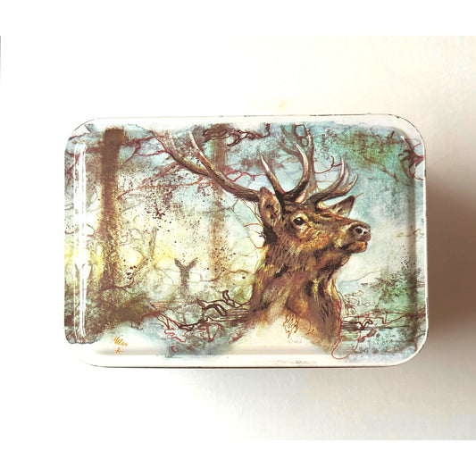 Decorative Collectible Tin with Rien Poortvliet Print made by Royco