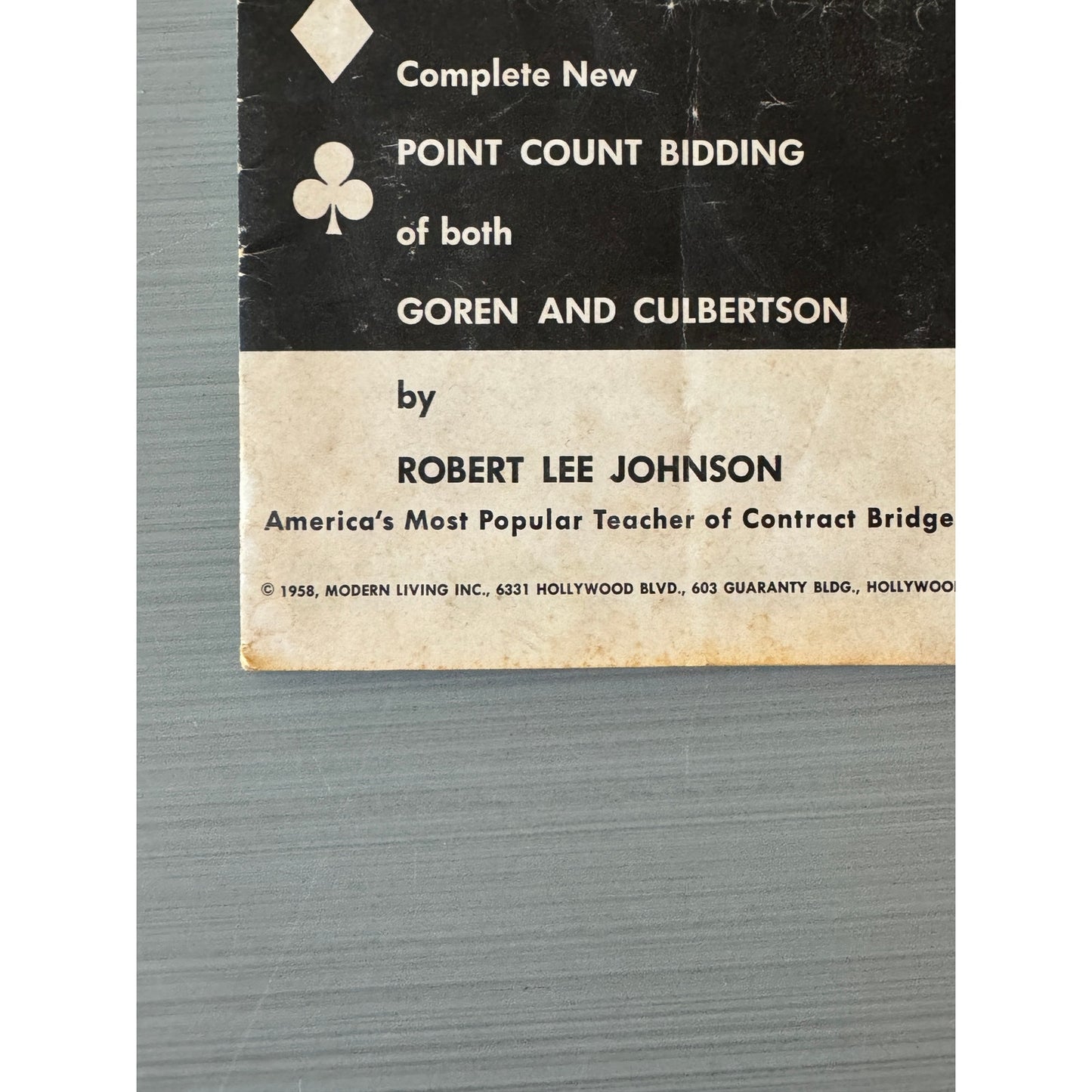 Vintage Pamphlet Bridgeasy 1958 Complete New Point Count Bidding of both Goren and Culbertson