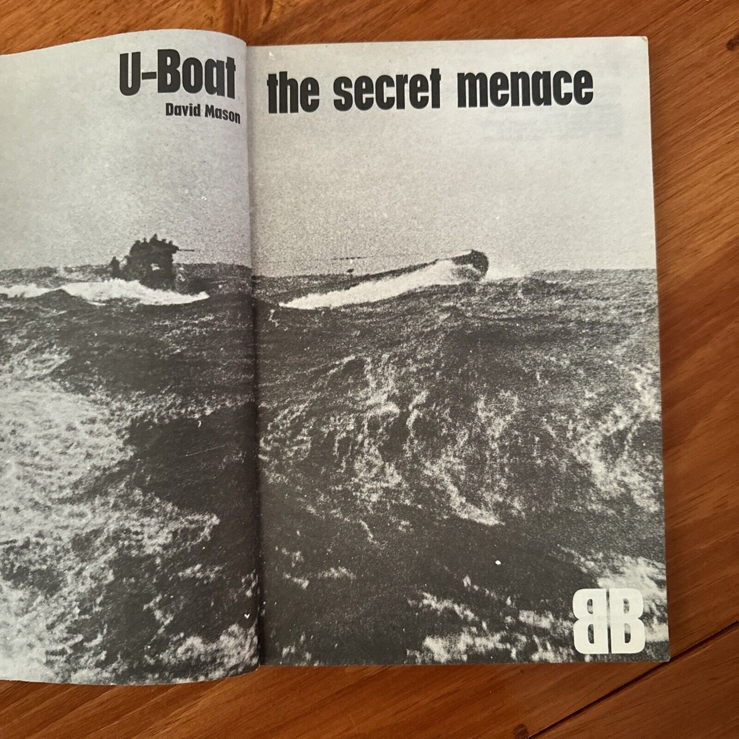 U-boat: The Secret Menace by D. Mason - Ballantine Weapons - Book 1 First Print