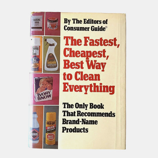 Vintage Consumer Guide 1980 - Fastest Cheapest Best Way Clean Everything - 1st