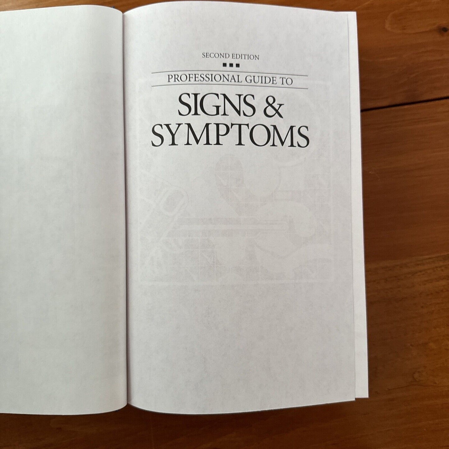 Professional Guide to Signs and Symptoms 1996 Excellent