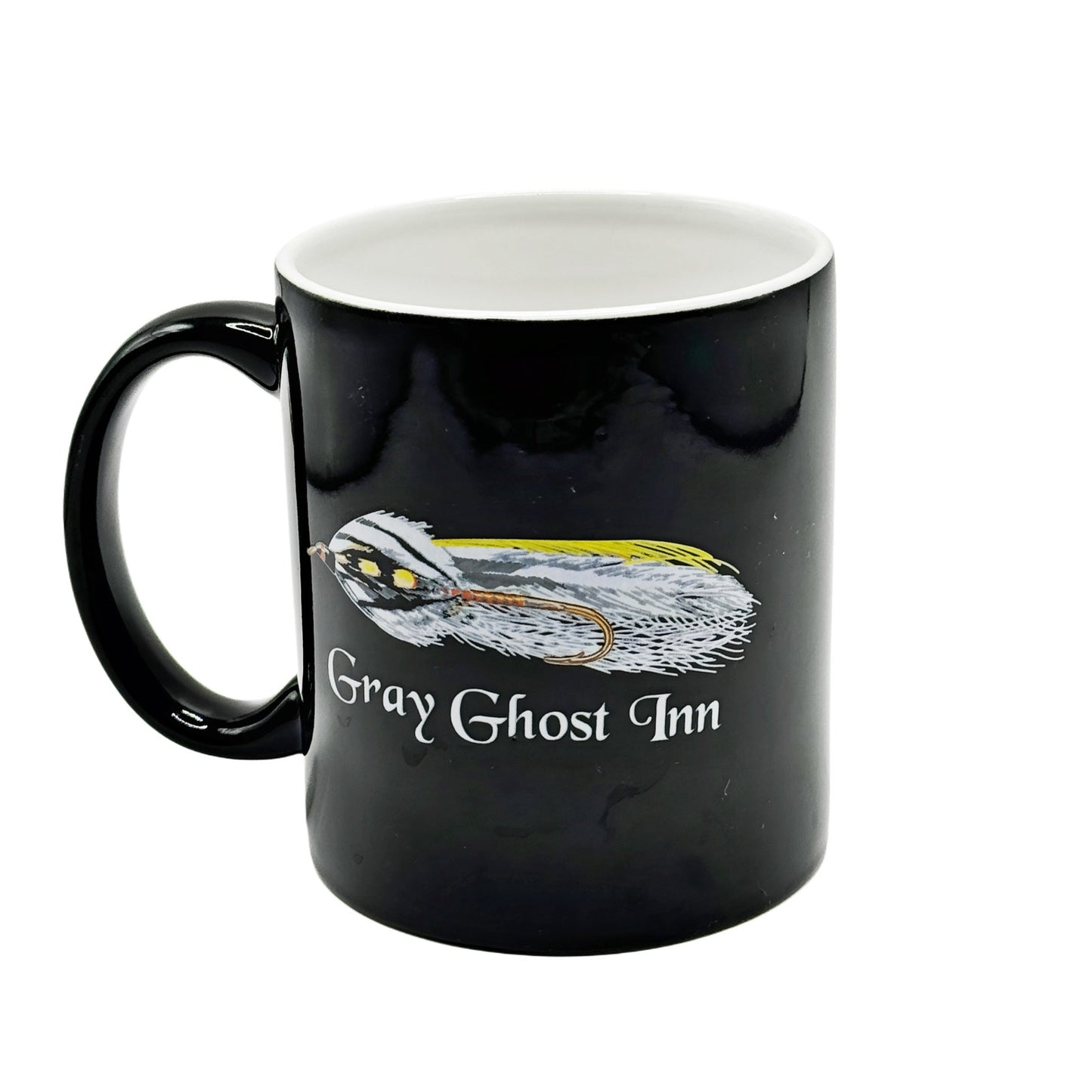 Gray Ghost Inn Mug - West Dover Vermont Black Ceramic Souvenir by Westford China