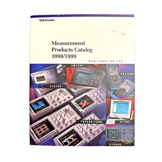 Tektronix Test and Measurement Product Catalog - 1998 to 1999 Vintage Tech