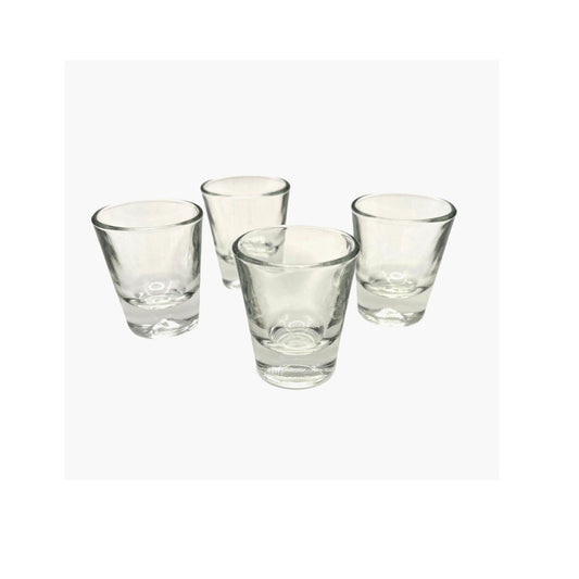 Set of 4 Football-Themed Shot Glasses – Perfect for Game Day and Tailgating