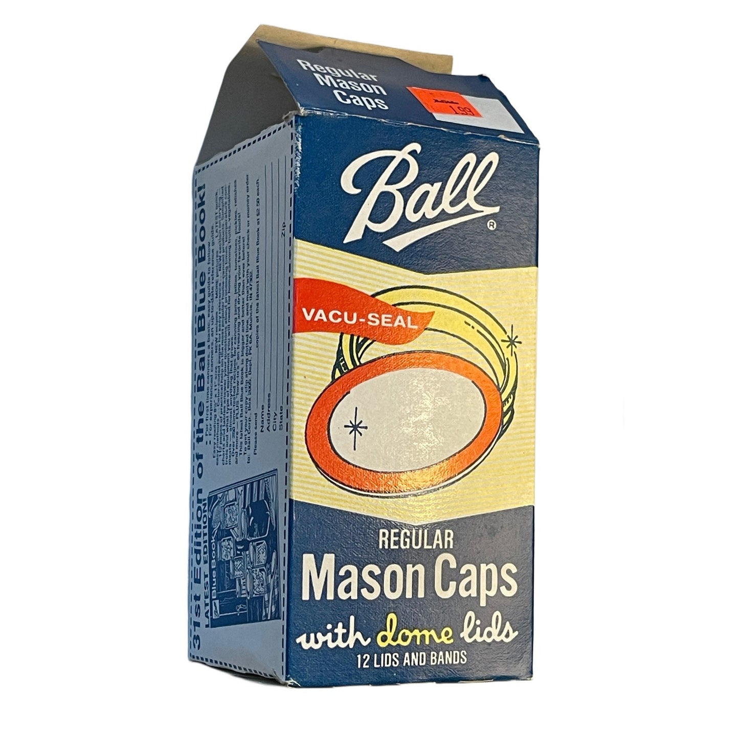 Vintage Ball Mason Canning Kit - Original 1960s, 3 Jars, Box of Lids, Jar Lifter - Eco-friendly and Unique Gift Idea