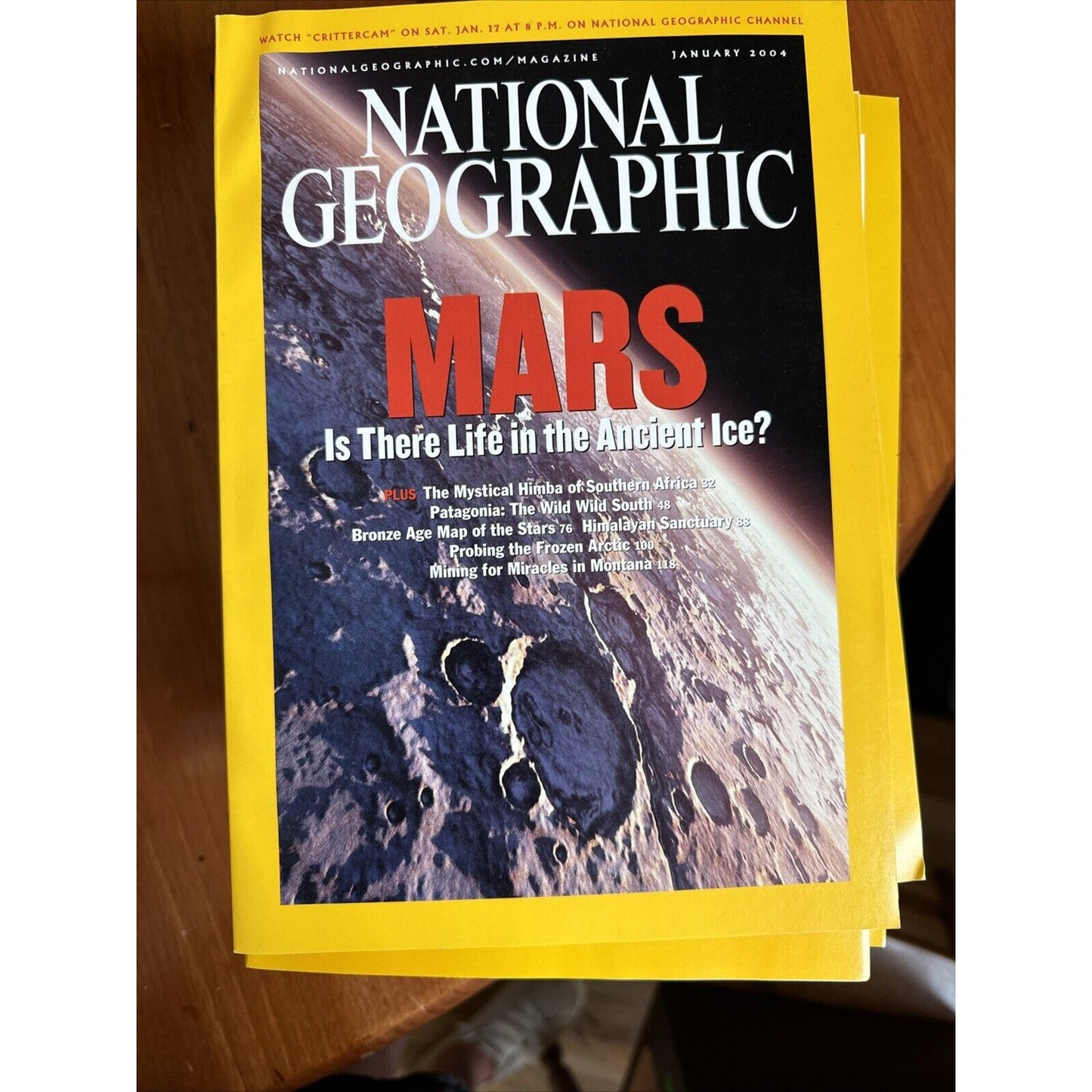 Vintage Magazine National Geographic 2004 - Full Set of 12 in Cases w 3 Posters